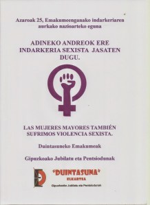 Pancarta 25 Noviembre